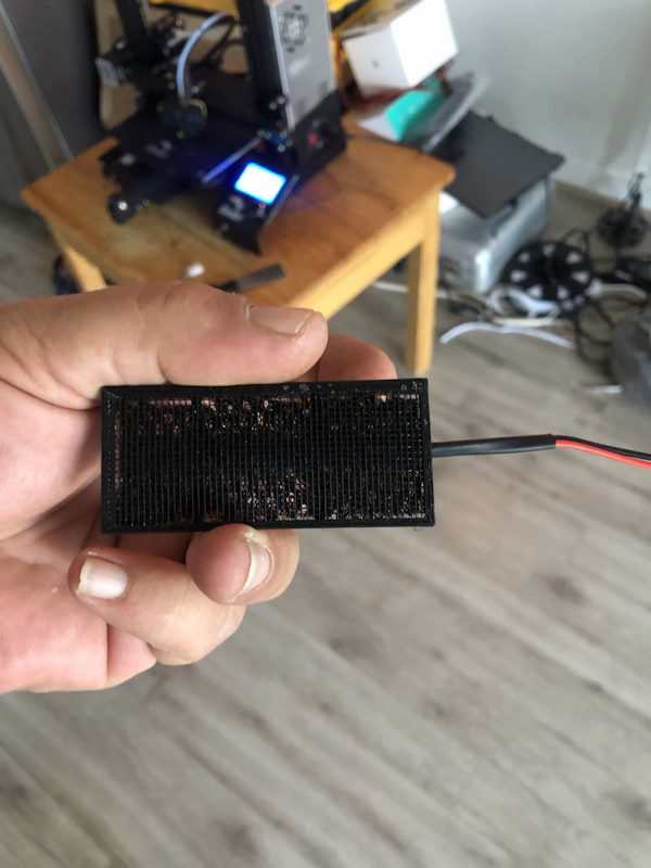 Early illuminated Black Box prototype