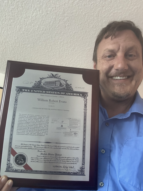 Black Box Crypto™ trading-system patent