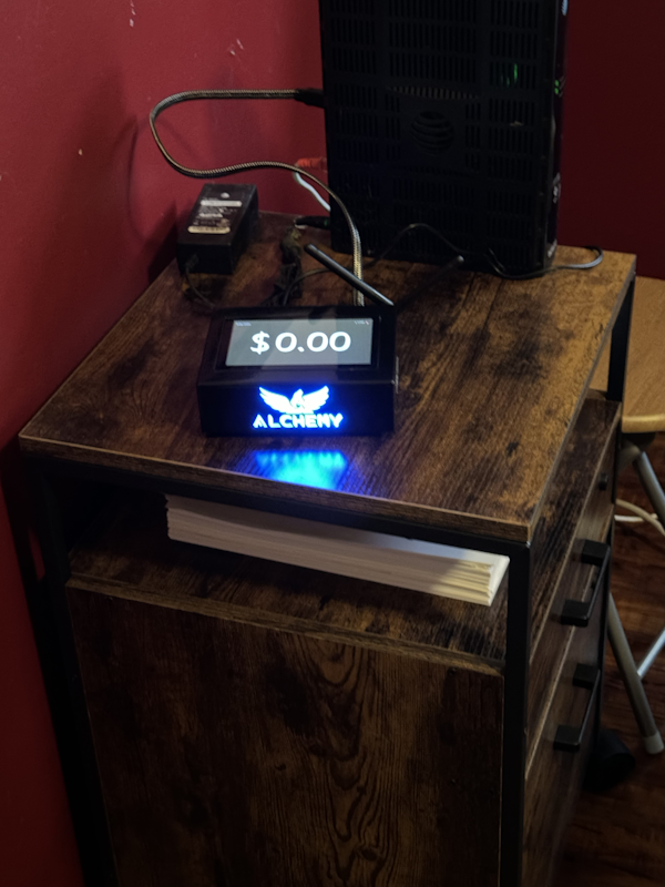 Black Box Crypto™ prototype operating