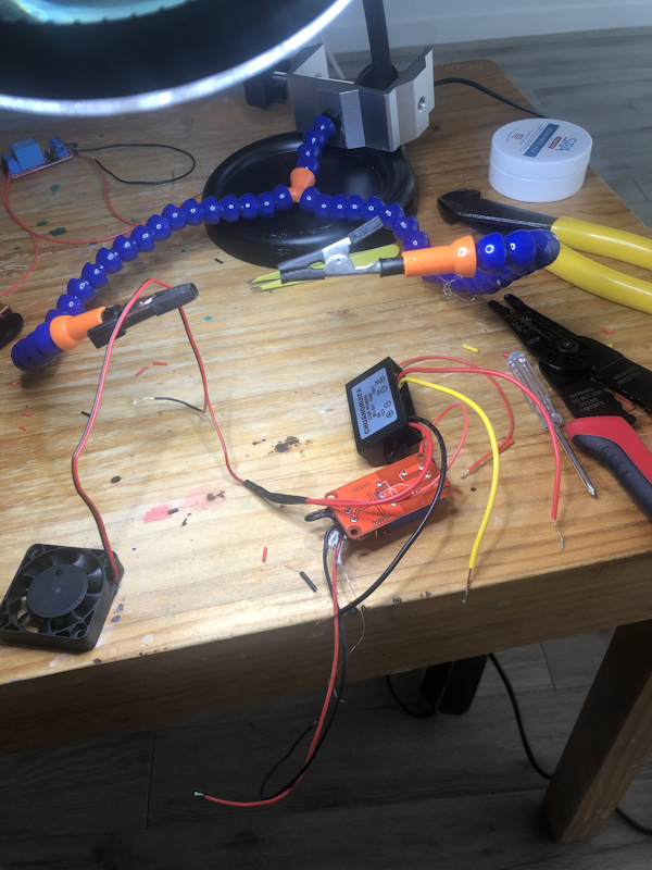 Hardware wiring during prototype development